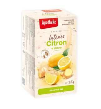 Apotheke Premier Intense Citron zázvor čaj 20x2.5g