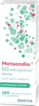 Metsandia 50mcg/dáv nas.spr.sus.120dáv