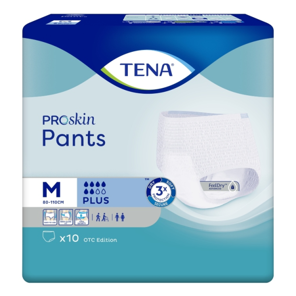 TENA Pants Plus Medium ink.kalh.10ks 792542