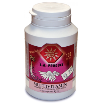 Multivitamin-Minerál + Ženšen + Echinacea + Q10 tbl.100