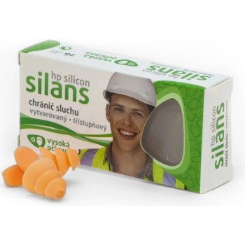 Silans hp silicon chránič sluchu PROFI 1pár
