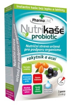 Nutrikaše probiotic rakytník a acai 180g (3x60g)