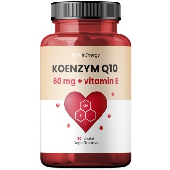 MOVit Koenzym Q10 60mg + Vitamin E 90tob
