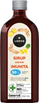LEROS sirup Imunita zázvor 250ml
