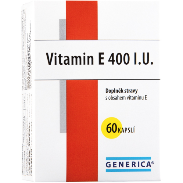 Vitamin E 400 I.U. cps.60 Generica