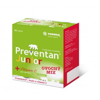 Preventan Junior ovocný mix tbl. 90