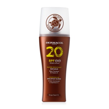 Dermacol Opalovací mléko urychlující SPF20 200ml