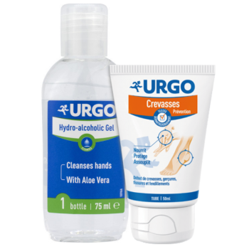 URGO Hydroalkoholický gel 75ml+Prevence krém 50ml