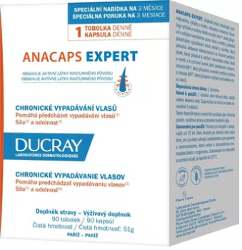 DUCRAY Anacaps Expert-chronické vypad.vlasů cps.90