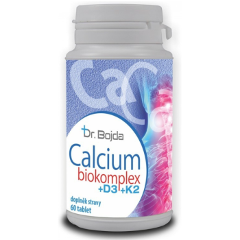 CALCIUM Biokomplex s vitam.D3 a K2 tbl.60 Dr.Bojda