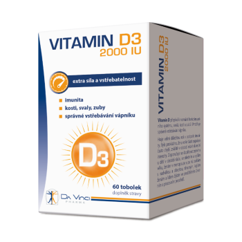 Vitamin D3 2000 IU Da Vinci Pharma 60 tobolek