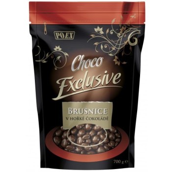 Poex Choco Exclusive Brusnice v hořké čokoládě 700g