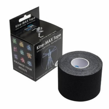 KineMAX Classic kinesiology tape černá 5cmx5m