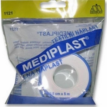 Náplast Mediplast 2.5cmx5m tkaná 1121 cívková