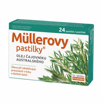 Müllerovy pastilky s olejem čajov.austr. 24ks ZP