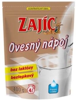 Ovesný nápoj Zajíc sáček 400g DOYPACK