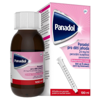 Panadol pro děti Jahoda 24mg/ml por.sus.100ml+stř. Panadol pro děti Jahoda 24mg/ml por.sus.100ml+stř.