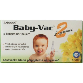 Arianna Baby-Vac 2 s čistic.kart. odsávačka hlenů