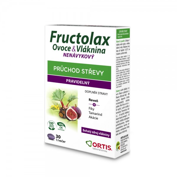 Fructolax Ovoce&Vláknina TABLETY tbl.30