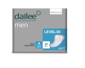 Dailee Men Premium Level 3 inko.vložky 14ks