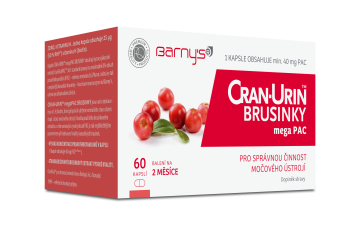 Barnys Cran-Urin megaPAC brusinky cps.60