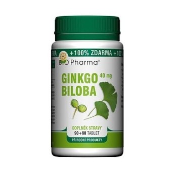 Ginkgo Biloba extrakt 40mg tbl.90+90 Bio-Pharma