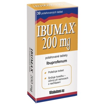 Ibumax 200mg potahované tablety 30ks