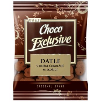 Poex Choco Exclusive Datle v hořké čokoládě se skořicí 150g