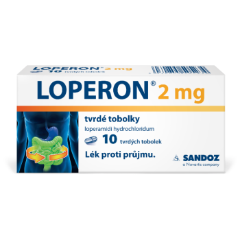 LOPERON 2 mg tvrdé tobolky, 10 cps.