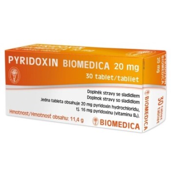 DÁREK - Pyridoxin Biomedica 20mg tbl.30