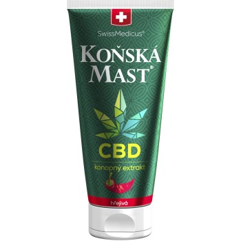 Swissmedicus Koňská mast s CBD - hřejivá 200ml