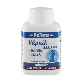 MedPharma Vápník + Hořčík + Zinek 107tbl