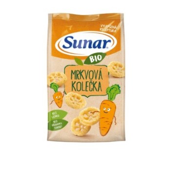 Sunar BIO křupky Mrkvová kolečka 45g