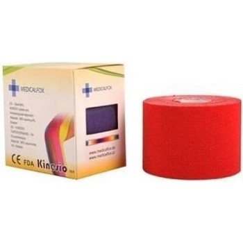 FOX MUSCLE TAPE-kinezio tejp.páska červená 5cmx5m