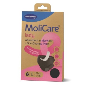MoliCare lady absorpční prádlo L 1ks + vložky 5ks
