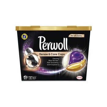 Perwoll Renew & Care Caps Black kapsle na praní 27 ks