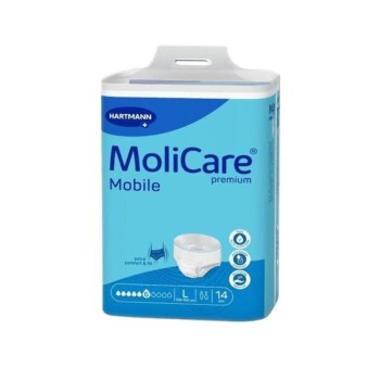 Inkontineční kalhotky natahovací MoliCare Mobile 6k L 14ks
