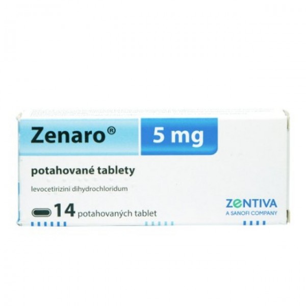 Zenaro 5 mg por.tbl.flm. 14IV x5mg