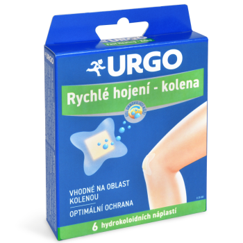 URGO FAST HEALING-KNEE Na kolena hydrok.nápl.6ks