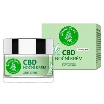 Zelená Země CBD noční krém 50ml