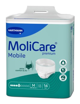 Inkontinenční kalhotky natahovací MoliCare Mobile 5k M 14ks