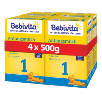 Bebivita 1 mléčná kojenecká výživa 0+m 4x500g