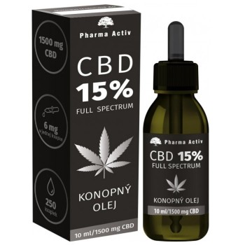 CBD 15% Full Spectrum Konopný olej 1500mg 10ml