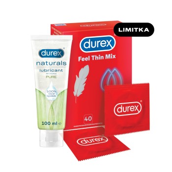 Durex SEX Feel Thin MIX 40+gel 100ml