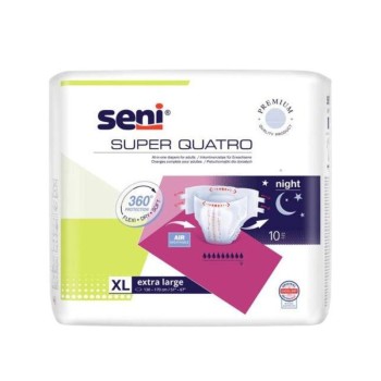Seni Super Quatro inkontinenční plenkové kalhotky s lepítky XL10ks