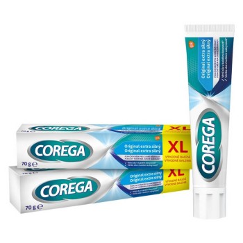 Corega Original Extra silný XL fixační krém 2x70g