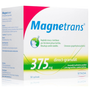 MAGNETRANS 375mg 50 tyčinek granulátu