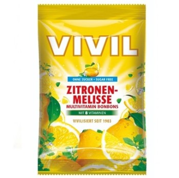 Vivil Multivitamín Citrón + Meduňka 8 Vitaminů bez cukru 60g