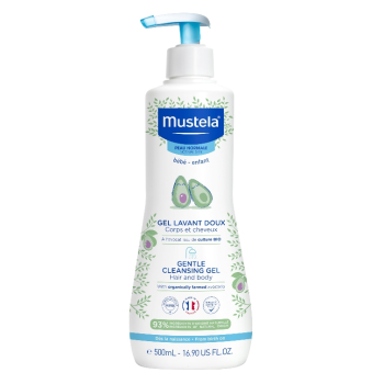 Mustela Jemný čist.tělový/vlasový gel 500ml repack