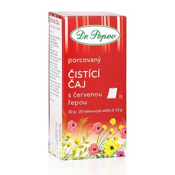 Dr.Popov Čaj Čistící s červenou řepou 20x1.5g